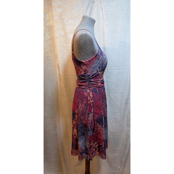Babydoll Cami S Feather Ruched Anthropologie Dark Fairycore Boho Ballet Dress - Picture 5 of 12